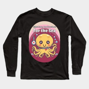 Eight arms one Heart, Octopus Long Sleeve T-Shirt